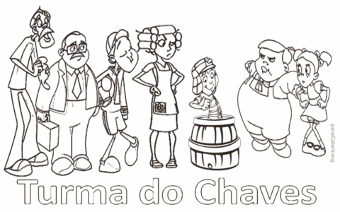 43 Desenhos da Turma do Chaves para Colorir em Casa [LINDOS!]