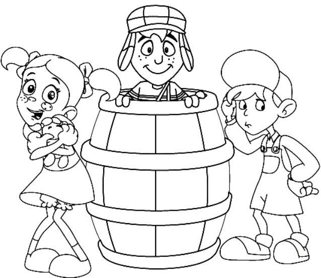 Desenhos do CHAVES para colorir e imprimir