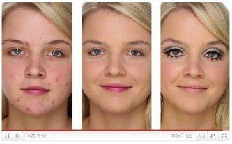 maquiagem para pele com acnes