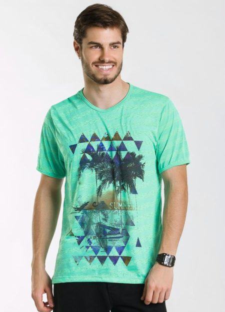 camiseta-estampada-verde