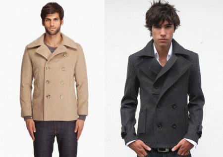 casaco de lã batido masculino