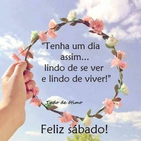 Mensagem de Feliz Sábado para pessoas que santificam o dia Mensagem de Feliz Sábado para pessoas que santificam o dia